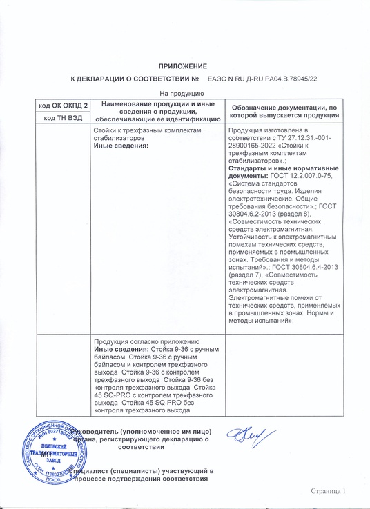 Приложение к ДС